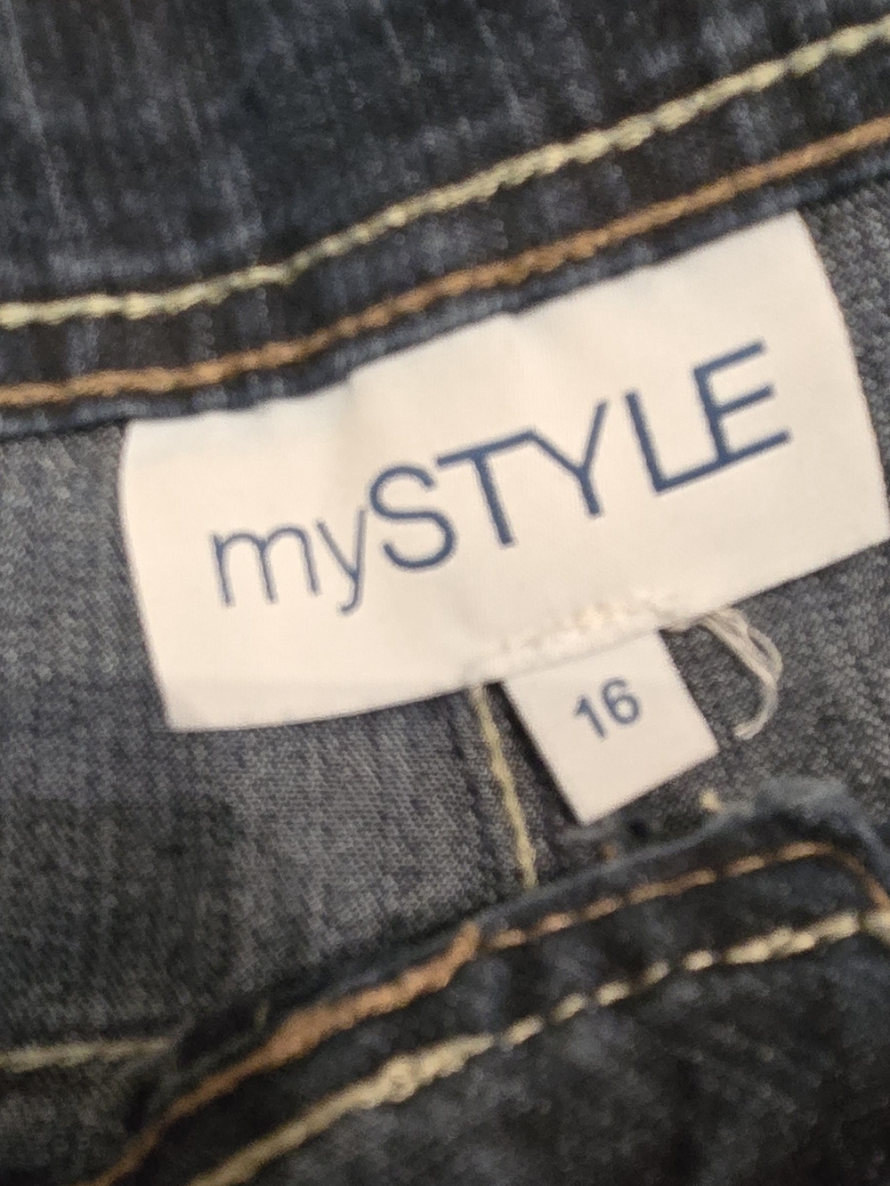 mySTYLE Women's Dark Wash Denim Shorts - Size 16 - Picture 4 of 4